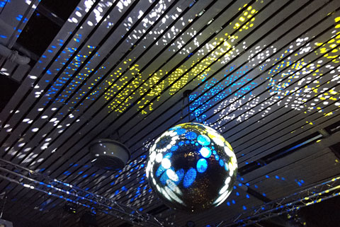 Diskokugle selskabslokale LED lys spejlkugle discolys
