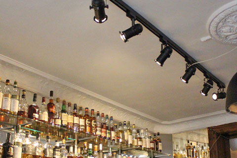 Belysning skinne LED spot lampe stroembesparende cafe bar
