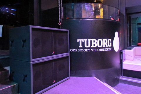 Club hoejttaler Tecnare forstærker lydsystem installation kraftig Diskotek DJ
