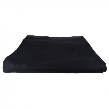Wentex Molton Bagtæppe 6m. bred x 3,5m. høj, sort