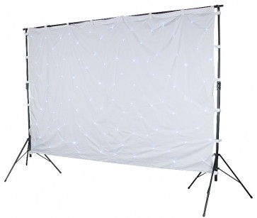 Star Sky I- hvid LED stjernetæppe 2x3m. hvid diode