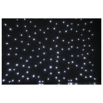 Stjernetæppe 4x6mtr. hvid LED m. styring og taske