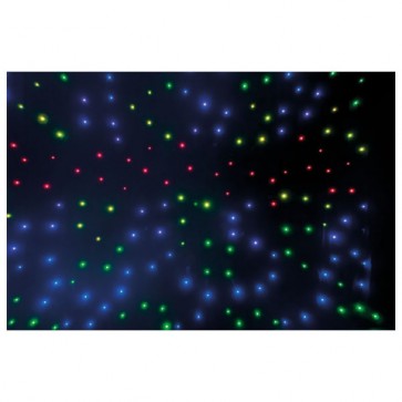 Stjernetæppe 4x6mtr. RGB LED m. styring og taske
