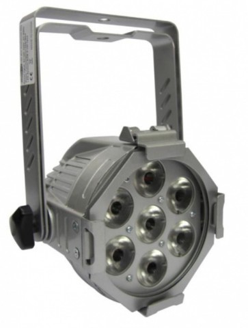 LED Mini Studio Beam 21x1W RGB LED, sølv