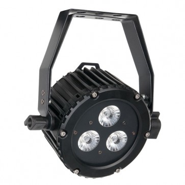 LED Power Spot DMX med 3x10 watt 5-i-1 LED dioder