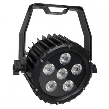 LED Power Spot DMX med 6x10 watt 5-i-1 LED dioder