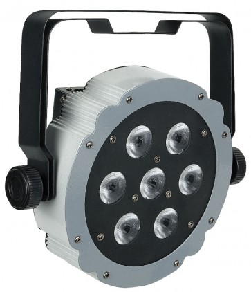 LED Compact Par DMX med 7x3 watt RGB LED