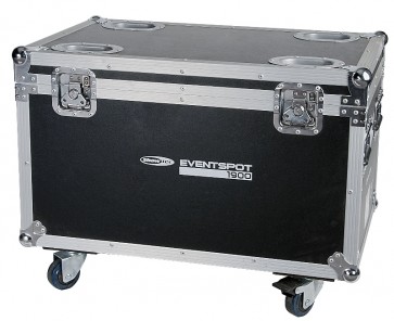 Flightcase til 6 Eventspot med indbygget lader