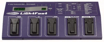 Lightfoot 4 kanals fodstyring 4x1000W & DMX output