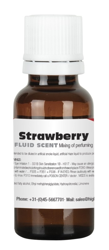 Showtec røgvæske duft Strawberry 20ml