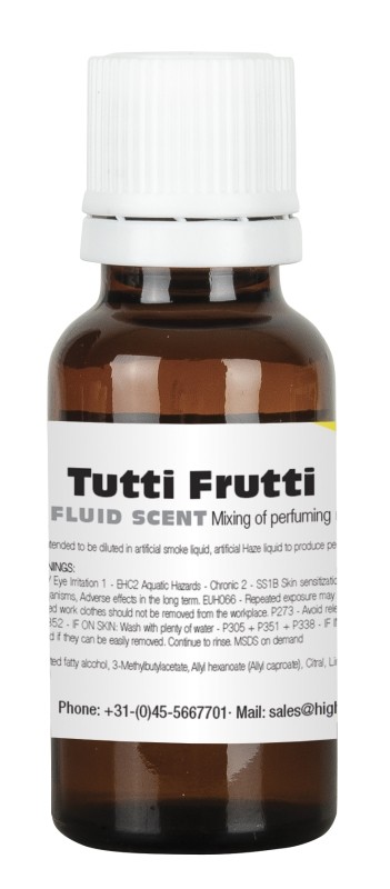 Showtec røgvæske duft Tutti Frutti 20ml