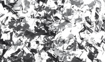 Showtec konfetti 1 kg sølv rektangulær