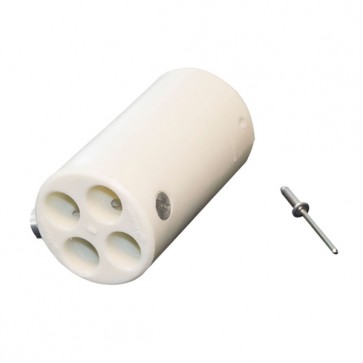 4-vejs samling 50,8mm hvid