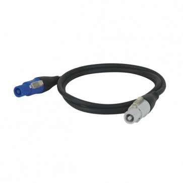 Neutrik Powercon kabel in/out 6m. - 3x1,5mm2
