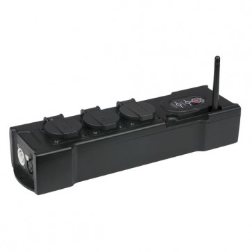 PowerBOX 3 W-DMX 2,4GHz - trådløs DMX strømskinne