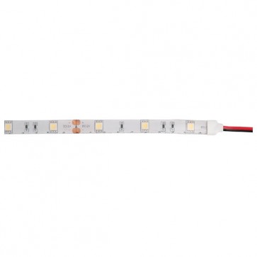 LED bånd varm hvid 30 dioder/mtr 12V IP65 5m rulle