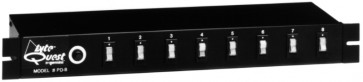 Tænd/sluk panel med 8 kontakter og IEC stik