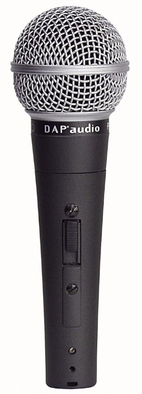DAP PL-08S dynamisk vokal mikrofon med afbryder