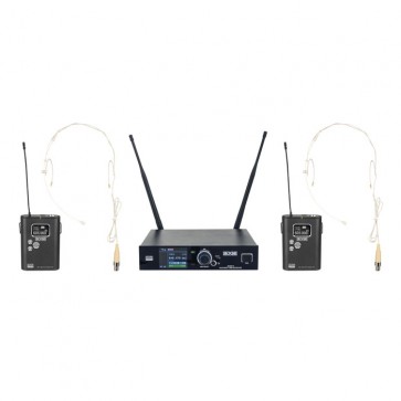 DAP EDGE EHS-2 trådløs UHF sæt med 2 stk beltpack