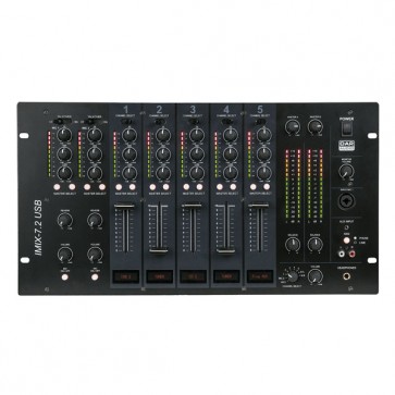 DAP IMIX-7.2 19" installationsmixer 7 kanaler