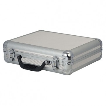 Kuffert til 7 mikrofoner - sølv