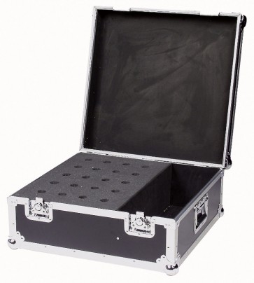 Flightcase til 20 mikrofoner