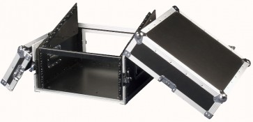 DJ pult 19" Flightcase 5U høj 10U topmontering