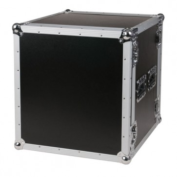 19" Flightcase-rack, 12U høj, 2 låg