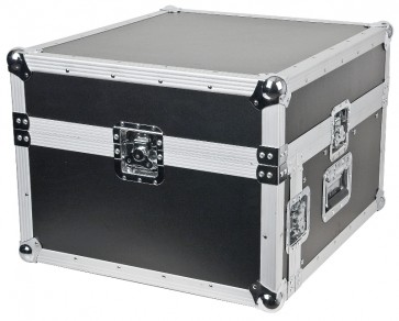 DJ pult 19" Flightcase 4U høj 10U topmontering