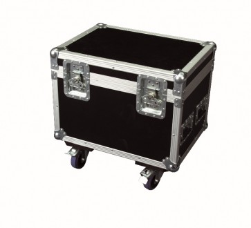 Rigging flightcase på hjul med indsats