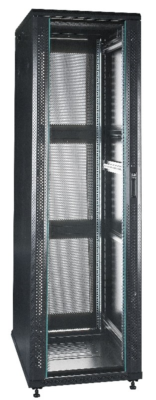 19" Server-rack i 32U med glas i frontdør