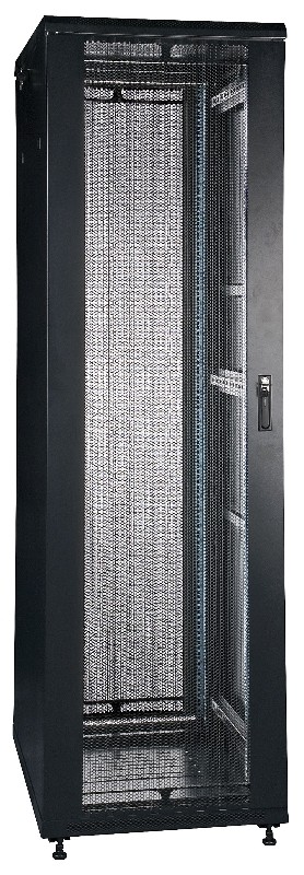 19" Server-rack i 42U med metalgitter i frontdør