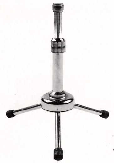 Mini Mikrofonstativ m. 20 cm lige arm - til bord