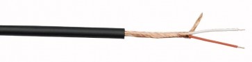 MC-205B line/mikrofon kabel sort 5mm - 100 mtr