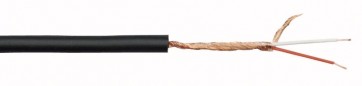MC-206B line/mikrofon kabel sort 6mm - 100 mtr