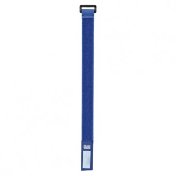 Kabelstrop m. velkro 27,5cm/2,5cm blå - 10 stk.