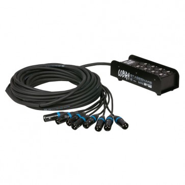 CobraX 8-vejs XLR Stagesnake 15 mtr.