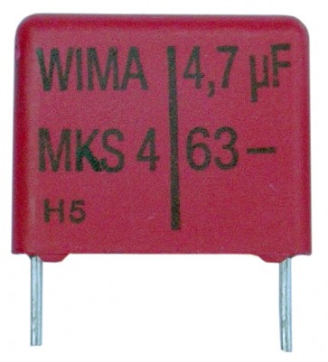 4,7mF plast kondensator, Wima