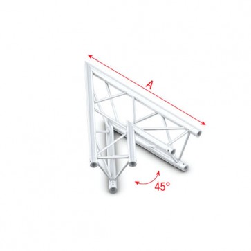 DT22 deco bro trekantet - hjørne 45 grader