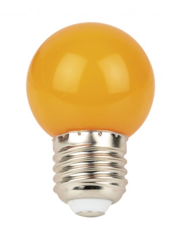 LED pære 1W orange 45mm.