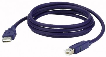 USB-A -> USB-B kabel 1,5 mtr.