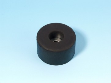 Gummifod med stål indlæg, høj