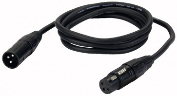 XLR line- og mikrofon kabel - 0,75 mtr.
