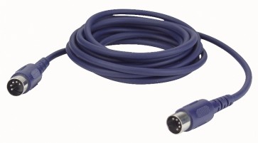 Midi kabel 5 polet / 3 leder - 0,75 mtr.