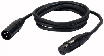 XLR Neutrik line- og mikrofon kabel - 1,5 mtr.