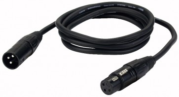 XLR Neutrik line- og mikrofon kabel - 3 mtr.