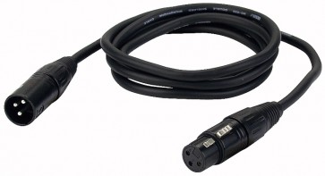 XLR Neutrik line- og mikrofon kabel - 6 mtr.