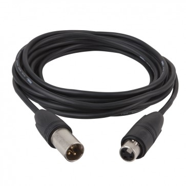 XLR 3pol DMX digitalkabel AES-EBU IP65 - 10 mtr.