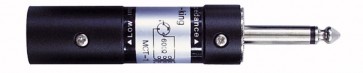 Adaptor med impedans match XLR han -> jack han