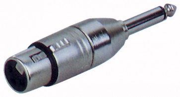 Line adaptor XLR hun -> jack han mono